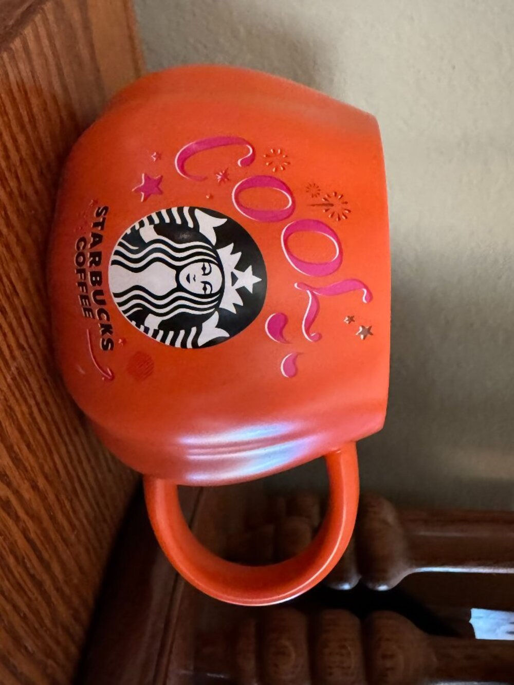 Orange pumpkin mug